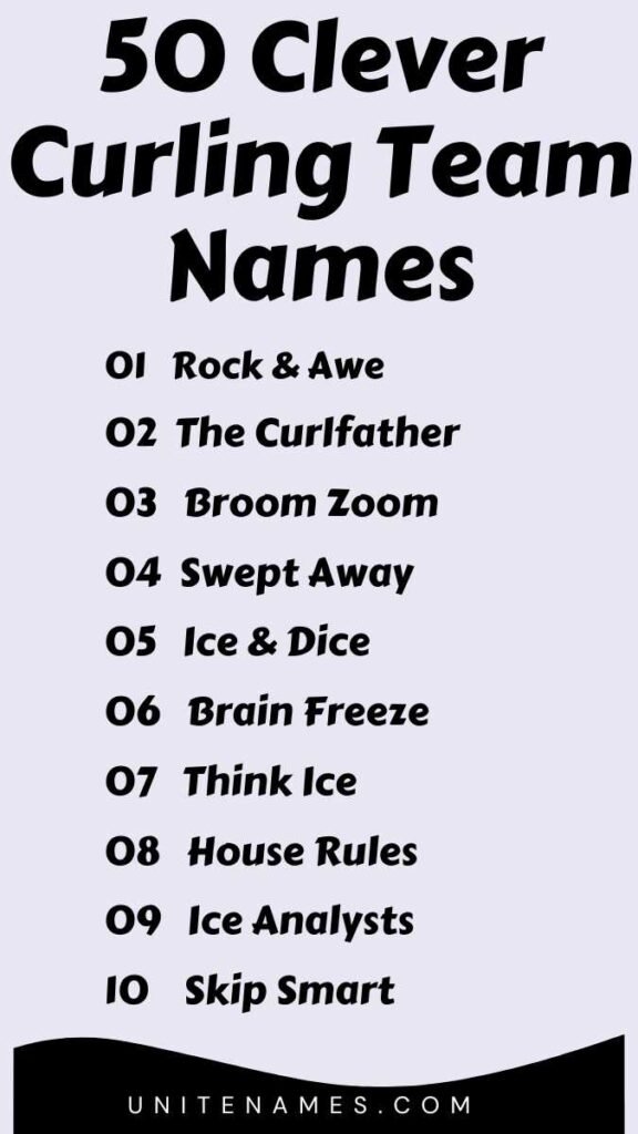 Clever Curling Team Names